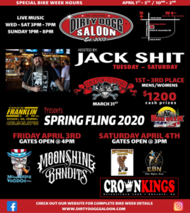 Dirty Dogg Saloon Presents: Spring Fling 2020