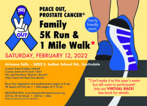 Peace Out, Prostate Cancer® 5K and 1 mile Run/Walk